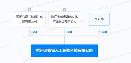 湯姆貓等杭州成立人工智能公司，2000萬注冊資本賦能AI軟件開發(fā)新篇章